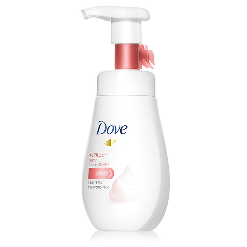 多芬(Dove)洁面乳 净亮弹嫩洁面泡泡160ml 日本进口[联合利华]高清大图