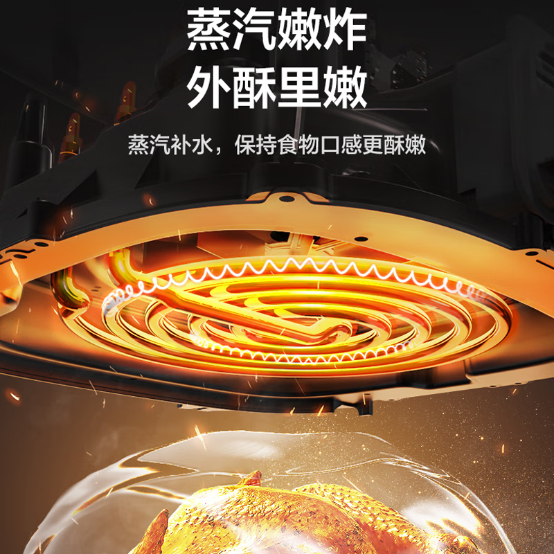 苏泊尔(SUPOR)KJ55D705 空气炸锅5.5L(单位:台)钴蓝色高清大图