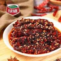 55g绿盛牛肉干牛肉条香辣牛肉棒解馋休闲零食既食既食手撕肉条干*2袋