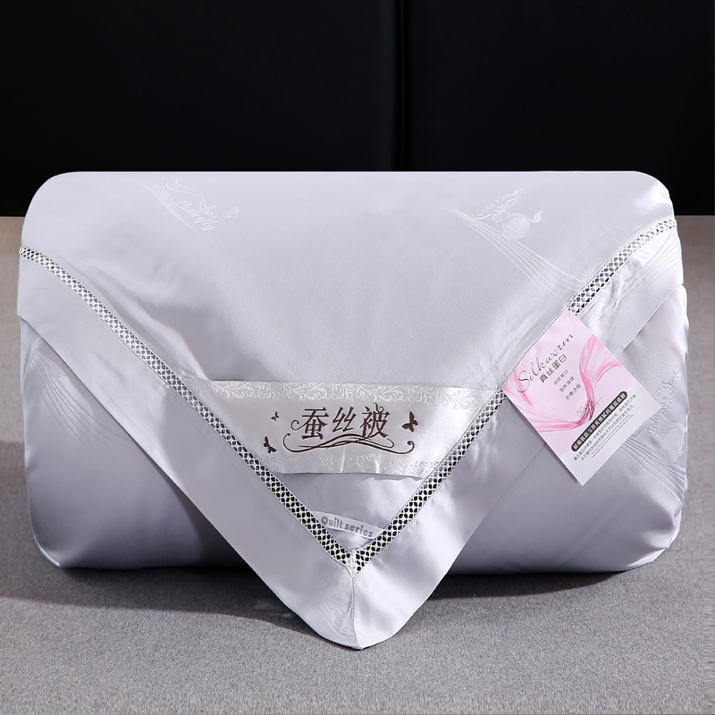 悠梦嘉居 YB-1331 莫代尔纯桑蚕丝被-活套型 莫代尔纤维面料100%桑蚕被双宫茧2500克 200*230CM高清大图