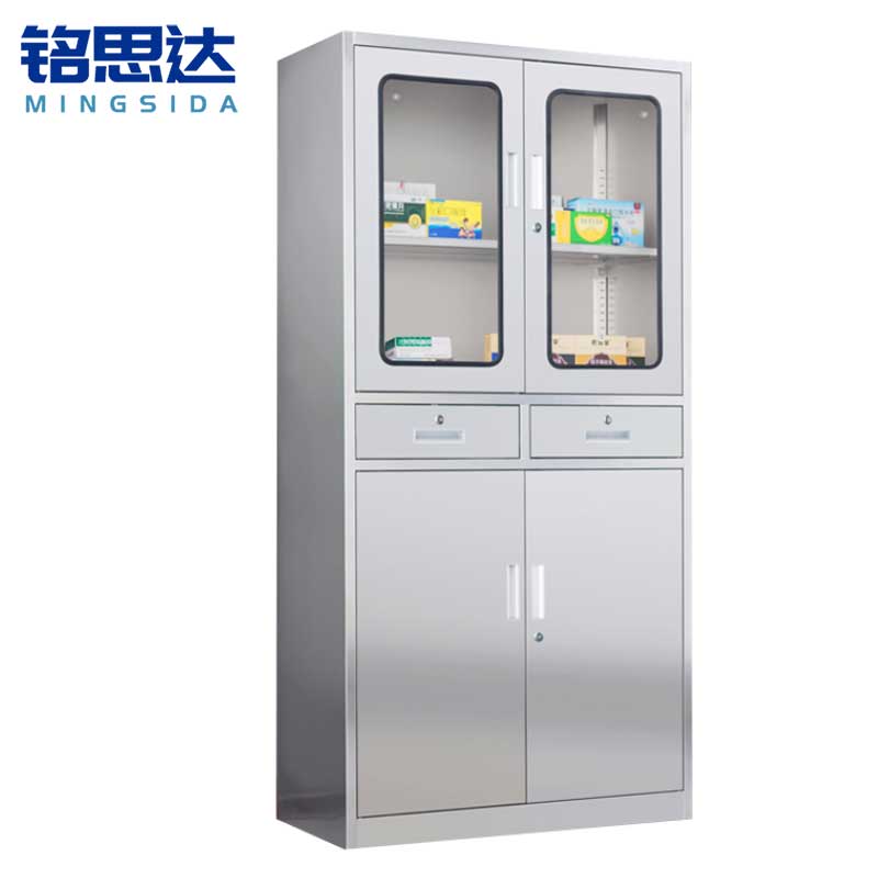 铭思达不锈钢药品柜中二斗台