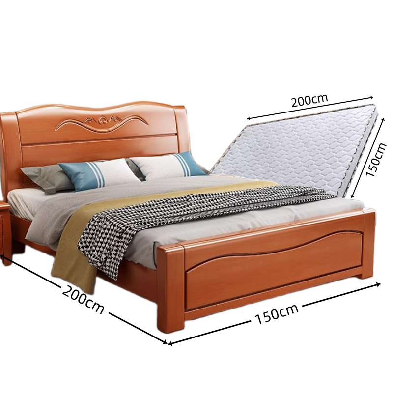 豫龙都宿舍床+床头柜+床垫1.5m套高清大图