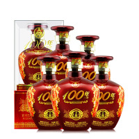 五粮液股份公司出品 100年传奇上品 52度 浓香型白酒 500ml*6瓶整箱装
