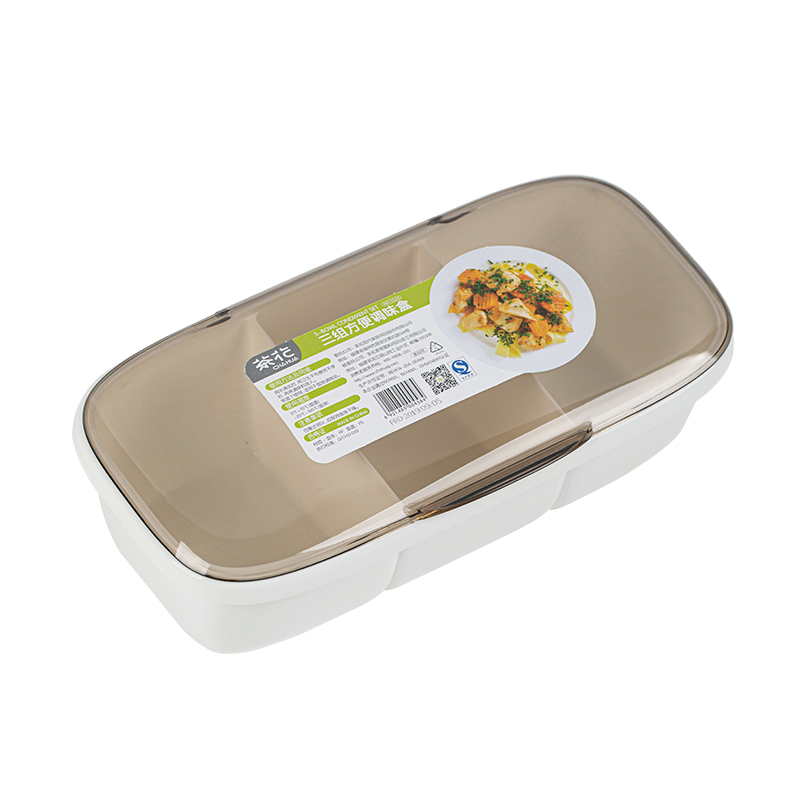 茶花 三组方便调味盒 380ml*3个/套