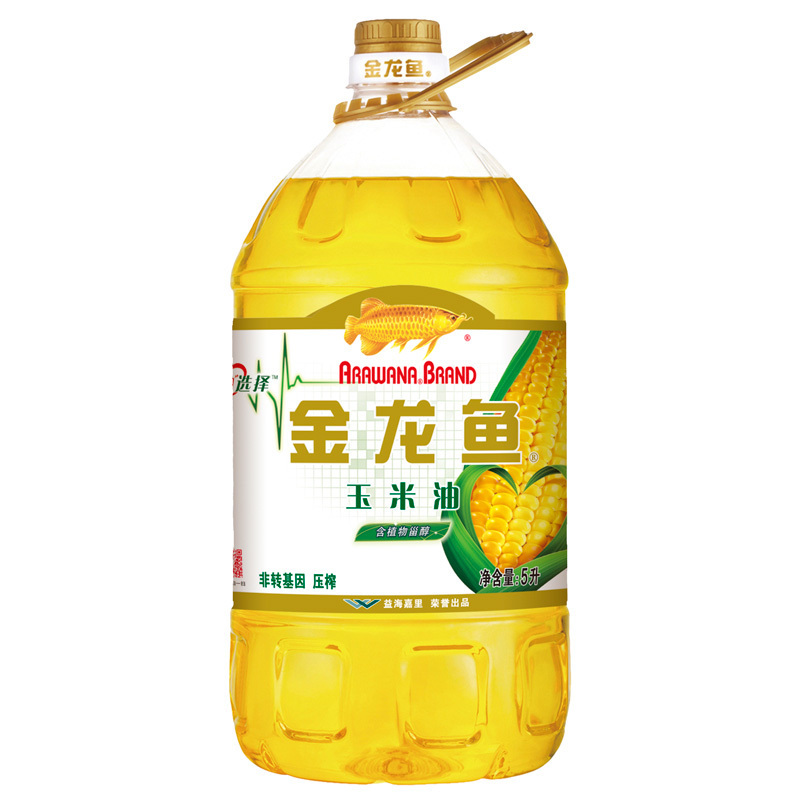 金龙鱼 玉米油5L 非转基因 物理压榨食用油
