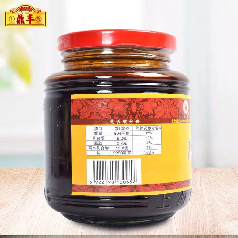 上海鼎丰甜面酱500g瓶装鼎丰面酱晒制酱香独特烤鸭酱卷饼酱料 500克*1瓶(尝鲜)