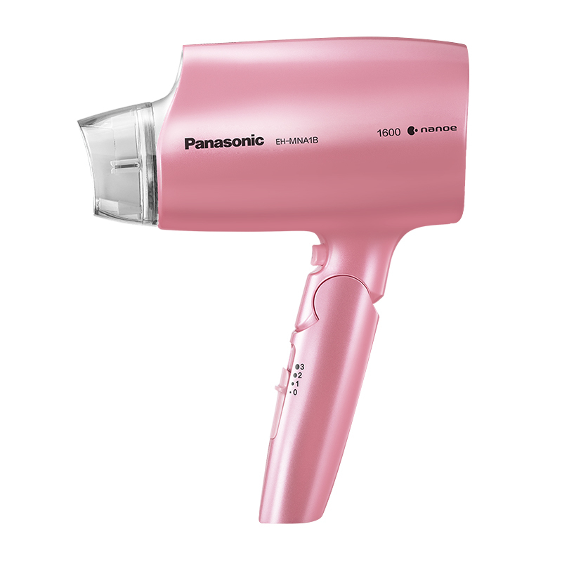 panasonic松下家用电吹风纳米水离子大功率滋润护发吹风筒粉红色