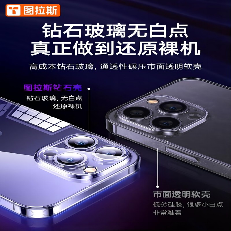 图拉斯-冰系列手机保护壳(轻透版)-苹果-iPhone 13 Pro Max