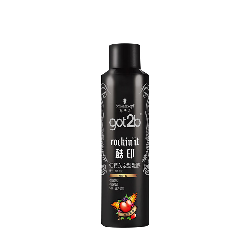 施华蔻发胶质感轻盈淡香不刺鼻got2b酷印强持久定型250ml