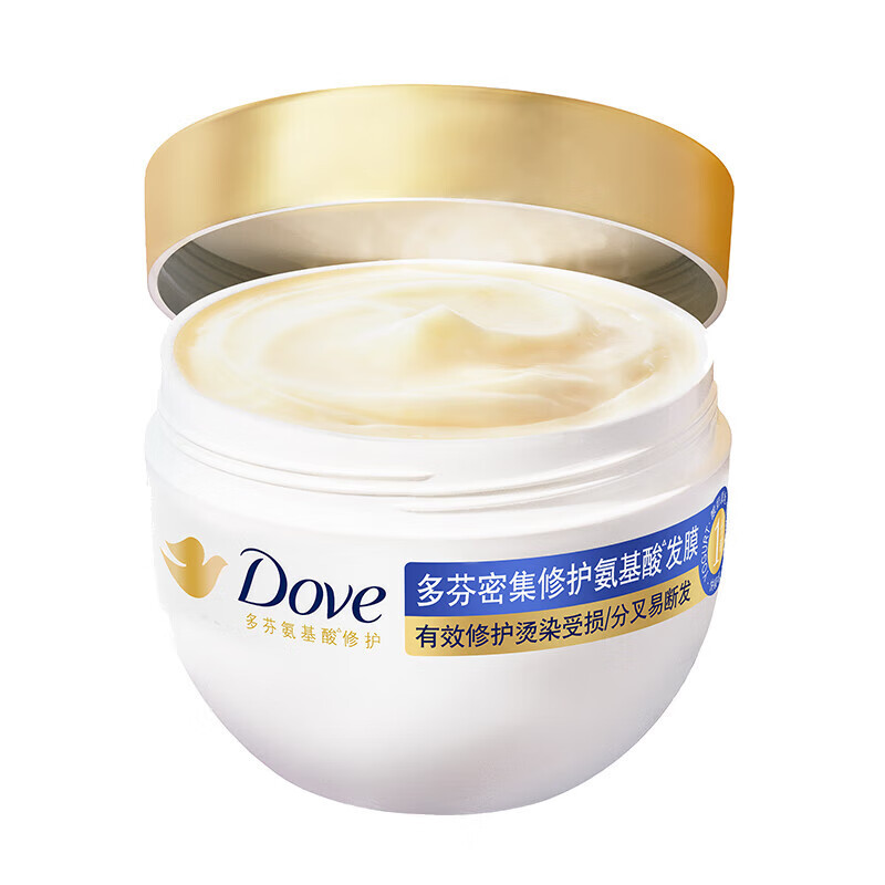 多芬发膜小金碗260g致臻氨基酸香味持久高浓护发精华改善干枯毛躁 [水润修护]260g 1罐高清大图