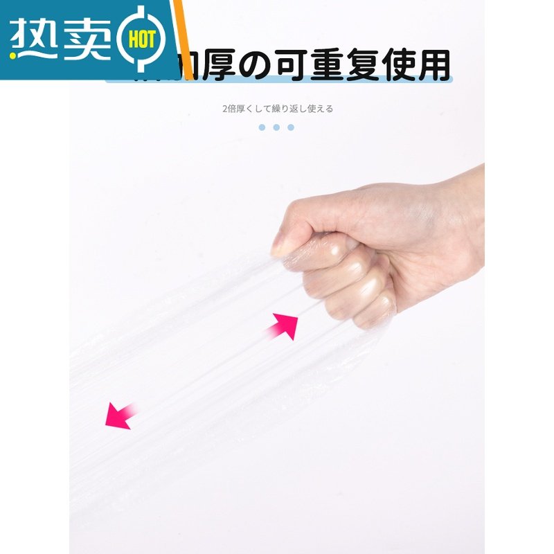 敬平保鲜膜套罩家用保鲜袋冰箱专用带松紧剩菜碗罩 4盒400只装[升级加厚款 买就送2袋保鲜袋] 1 食品级-直