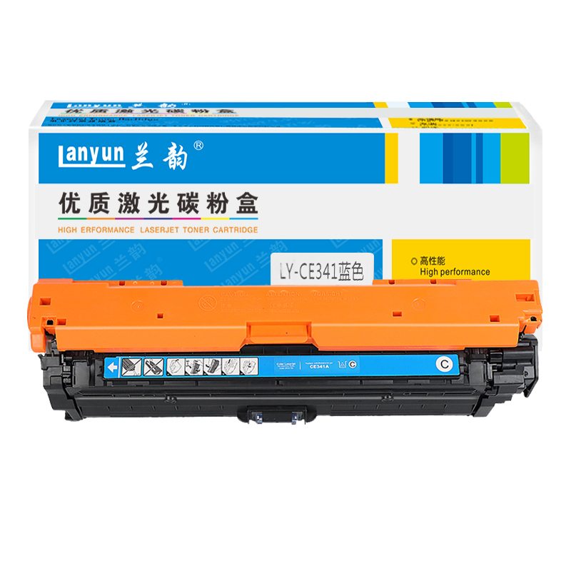 兰韵LY-CE341 蓝色硒鼓 适用于惠普M775高清大图