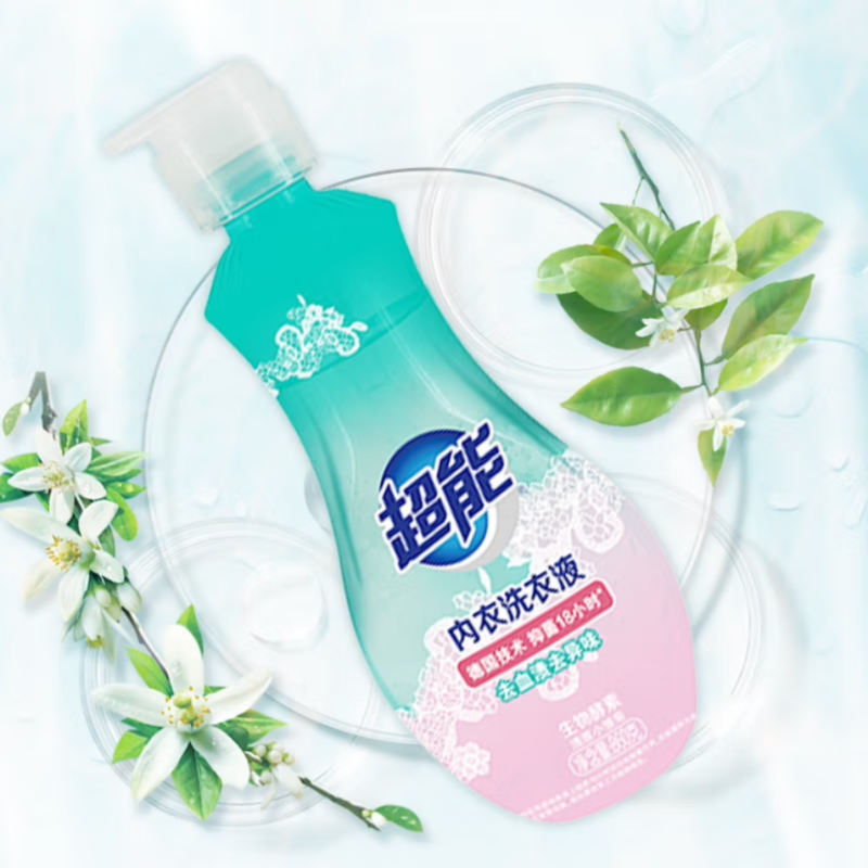 超能内衣洗衣液860g 内衣净高清大图
