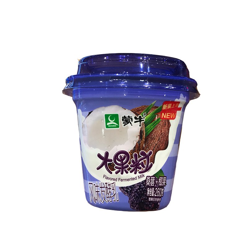 蒙牛三角杯大果粒酸牛奶桑葚椰果260g