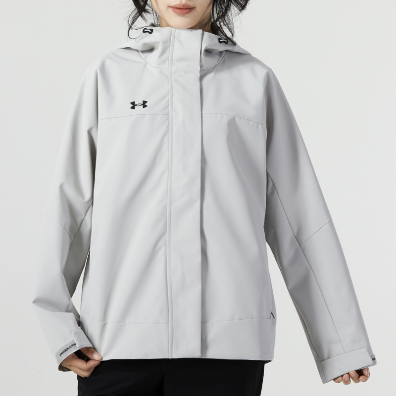 安德玛（Under Armour）女装 新款健身休闲时尚潮流舒适连帽运动夹克23600402-009 ZP高清大图