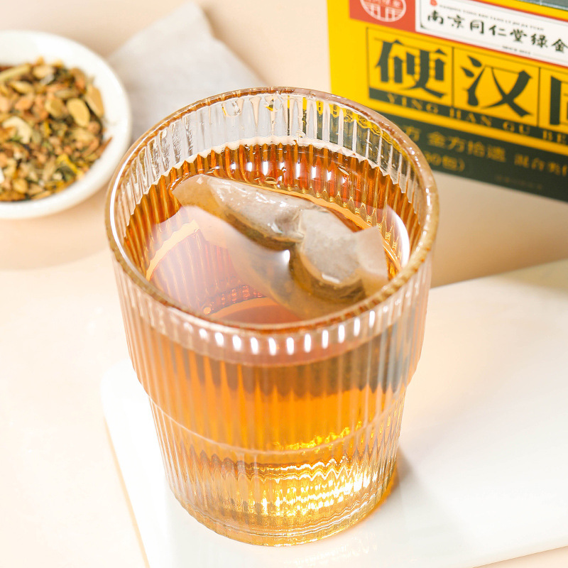 [2盒] 硬汉固本茶 覆盆子杜仲雄花人参砂仁黄精葛根甘草男士多宝茶官方旗舰店高清大图