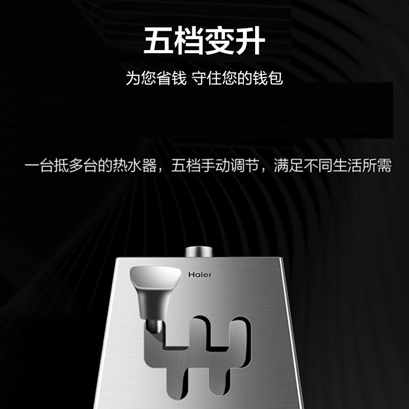 Haier/海尔热水器13升燃气热水器JSQ25-13WG2(12T)(拉丝) 天然气恒温 支持防冻 6年包修