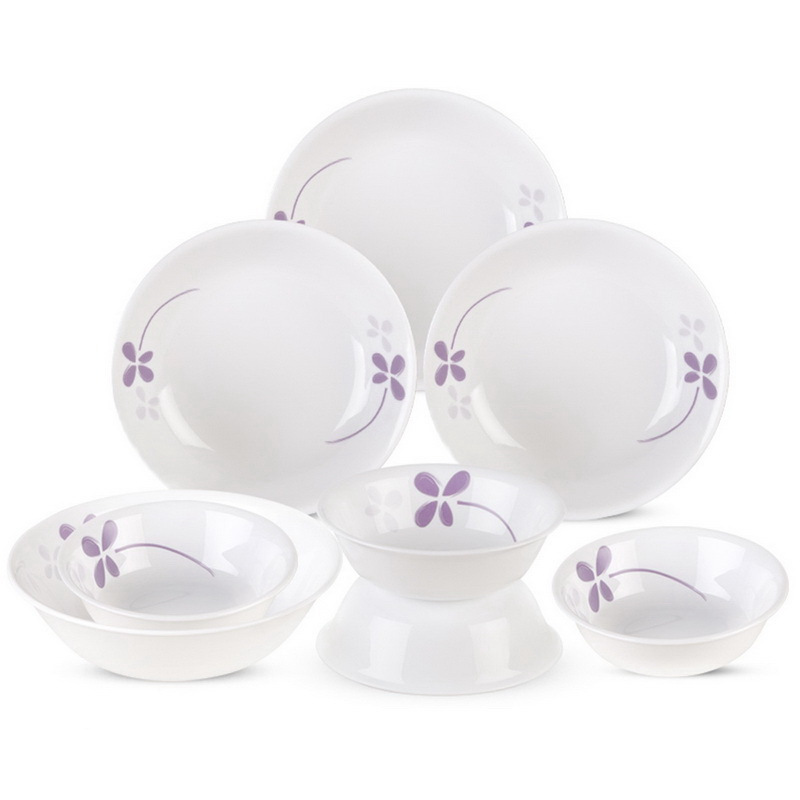 VISIONS CORELLE 美国康宁餐具 紫色幸运草系列 CR-NWP02(八件套)