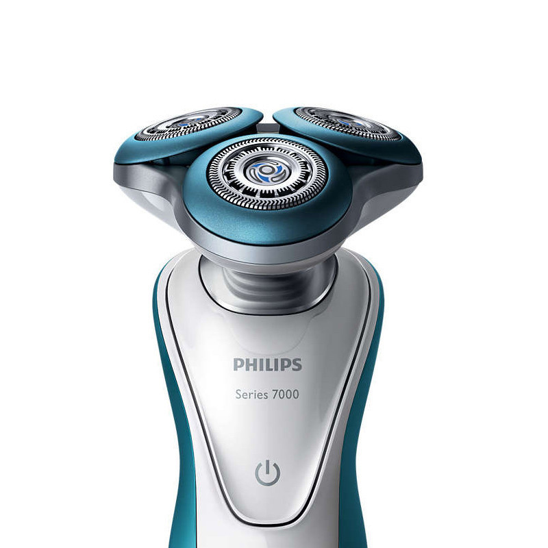 [减摩擦涂层]飞利浦(Philips)S7320电动剃须刀 旋转式三刀头刮胡刀 全身水洗[保税仓发货]