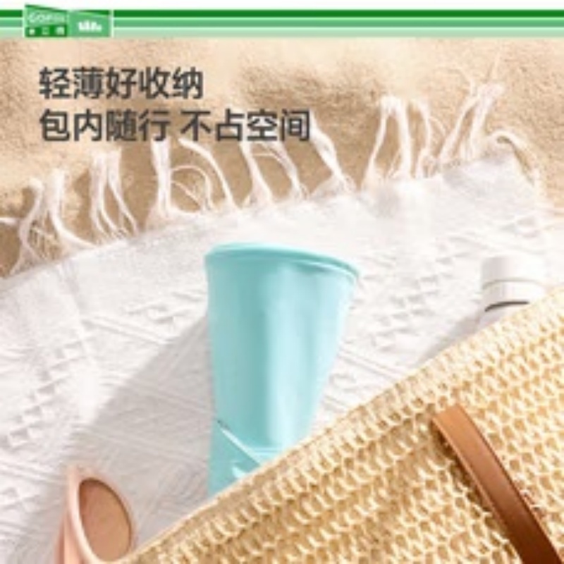 蕉下女士便携空顶渔夫防晒帽GP741黑高清大图