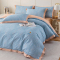 多喜爱全棉优选四件套 蓝调鎏金!