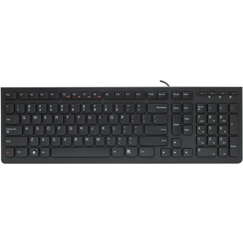 联想(Lenovo) 有线USB键盘K5819@
