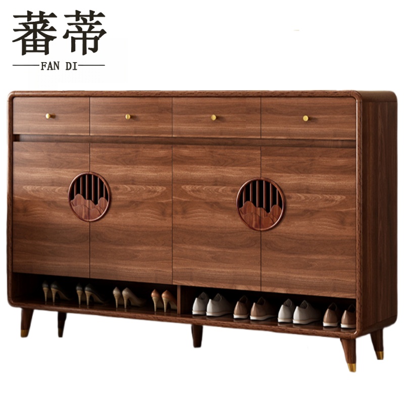 实木鞋柜高清大图