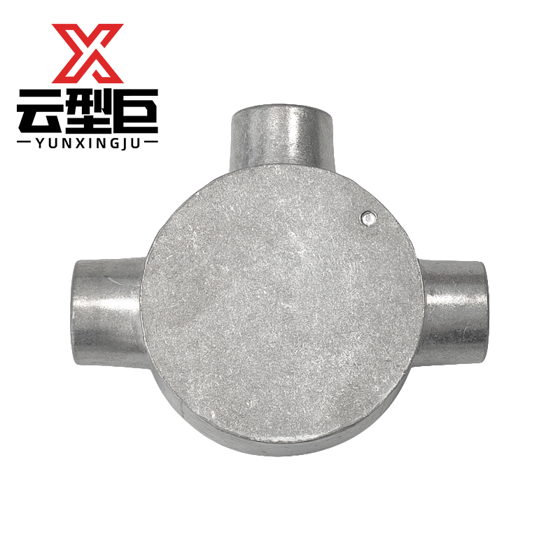 云型巨 镀锌穿线管三通 无牙快速连接三通KBG 单位：个高清大图