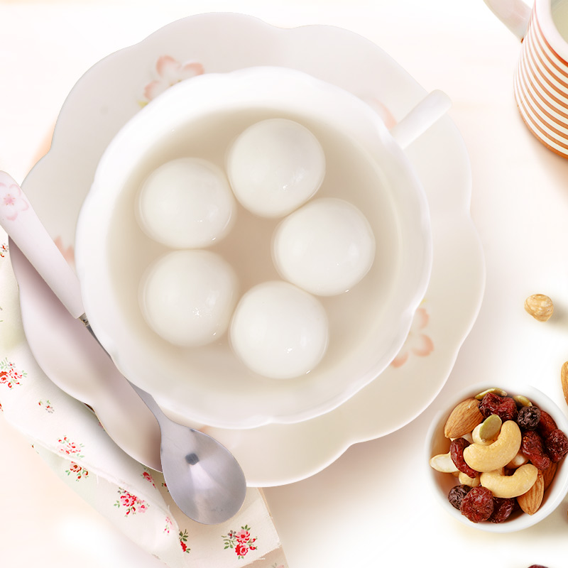 思念 玉汤圆 黑芝麻榛子坚果汤圆320g 速冻汤圆 冷冻食品 元宵节高清大图