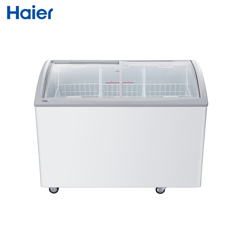 海尔(Haier)330升 展示柜 弧形大展示面 防露设计 卧式展示柜 SC/SD-330HDS