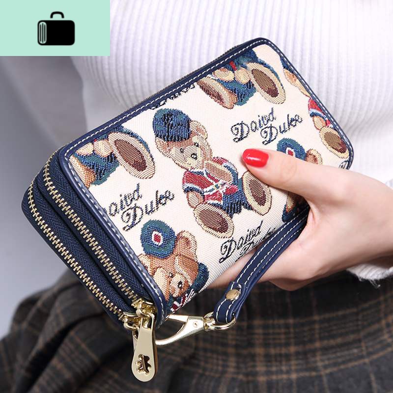 钱包女长款女士钱包2019新款女日韩版拉链多功能手拿包女NEW LAKE高清大图