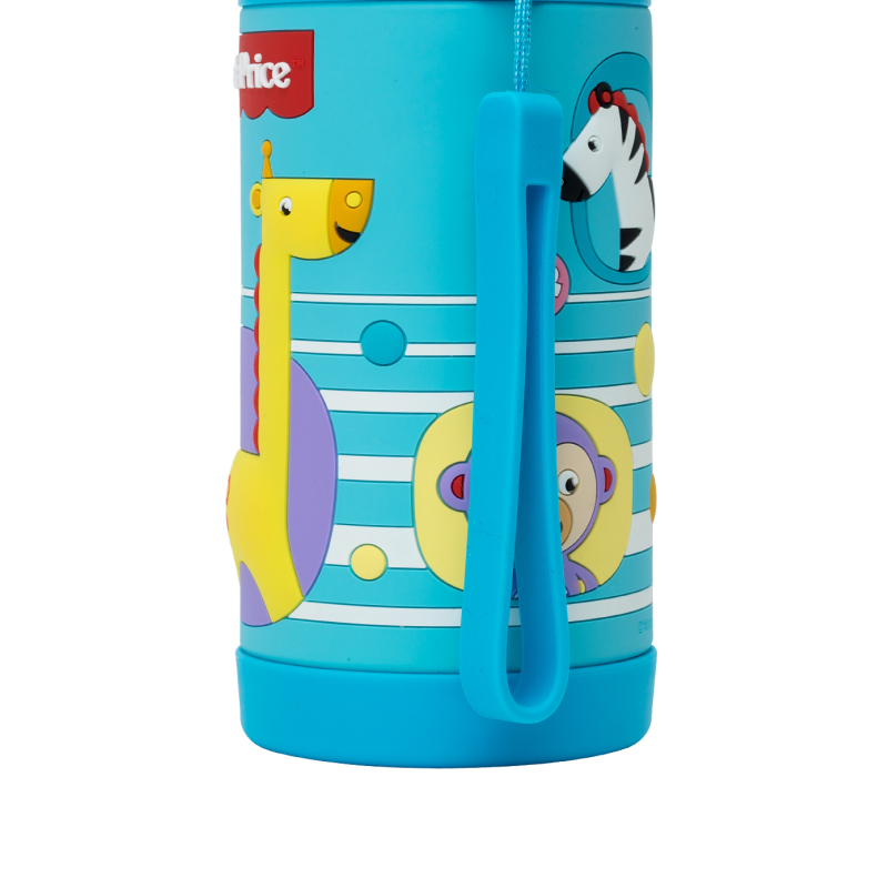 费雪牌(FISHER-PRICE) 母婴幼儿童抽真空保温杯套装带手柄 FP-8042B 蓝色 适用年龄:12个月以上