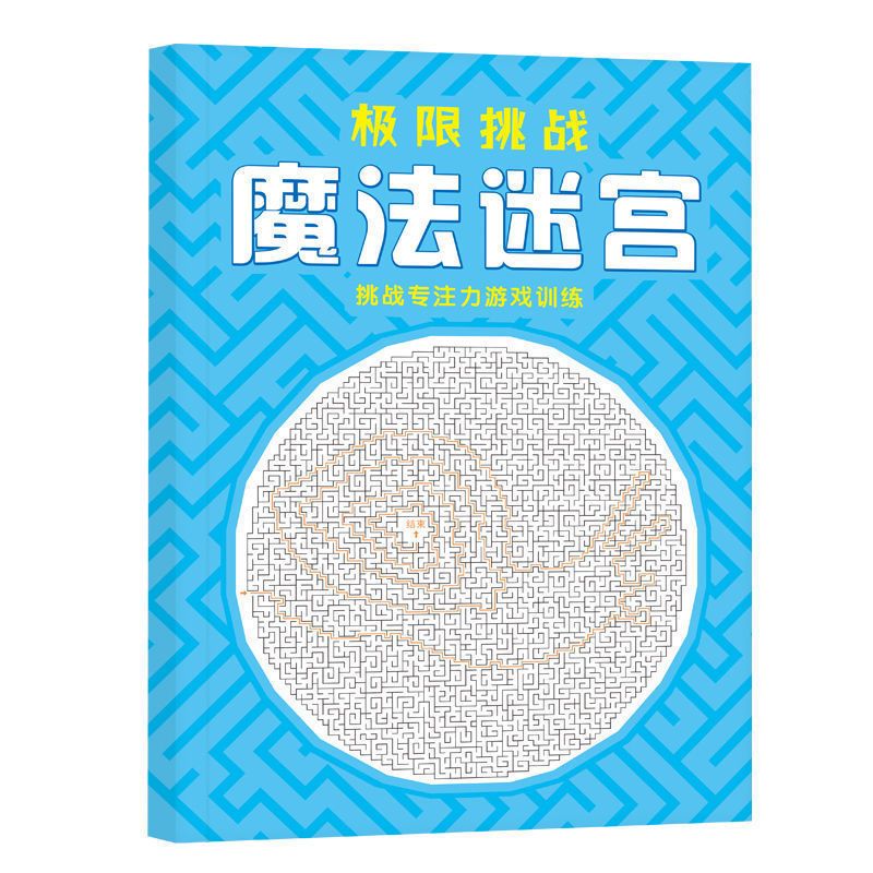 训练眼力专注力[魔法迷宫] 魔法迷宫线条专注力训练6岁上儿童小学多动症训练注意力益智玩具