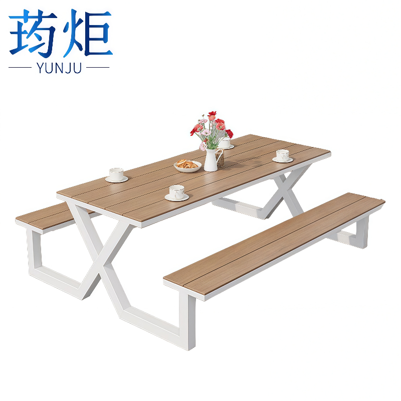 荺炬户外桌椅 120*70cm套