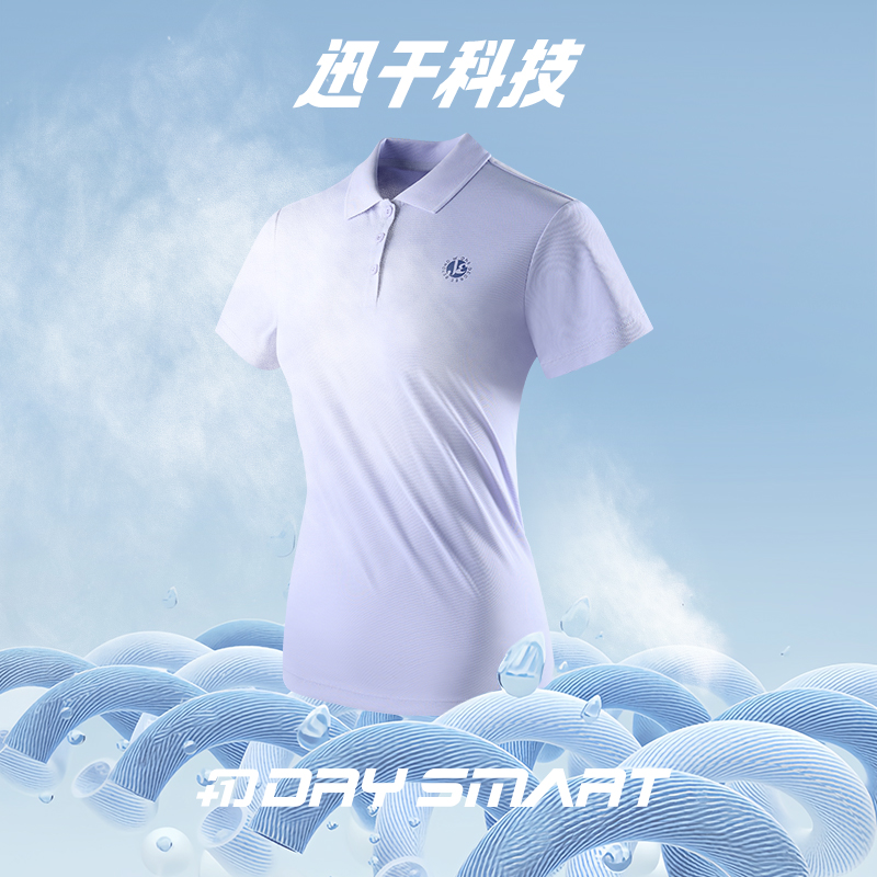 361°运动t恤女夏季新款瑜伽健身POLO衫上衣速干薄款透气短袖女662424105V高清大图