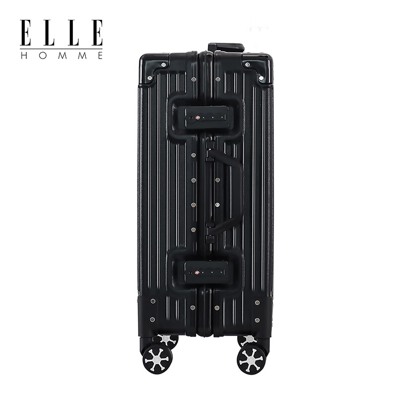 ELLE HOMME 铝框拉杆箱防撞包角行李箱EH230924英寸 星耀黑（单位：只）高清大图