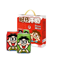 旺旺 旺仔牛奶245ml*8罐+旺仔牛奶苹果味245ml*4罐 礼盒装