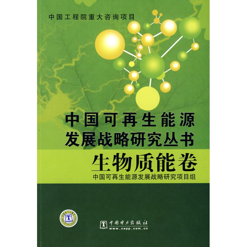 正版新书】中国可再生能源发展战略研究丛书生物质能卷中国可再生