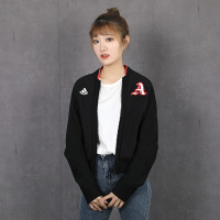 阿迪达斯adidas2020春女子梭织棒球夹克FI9214