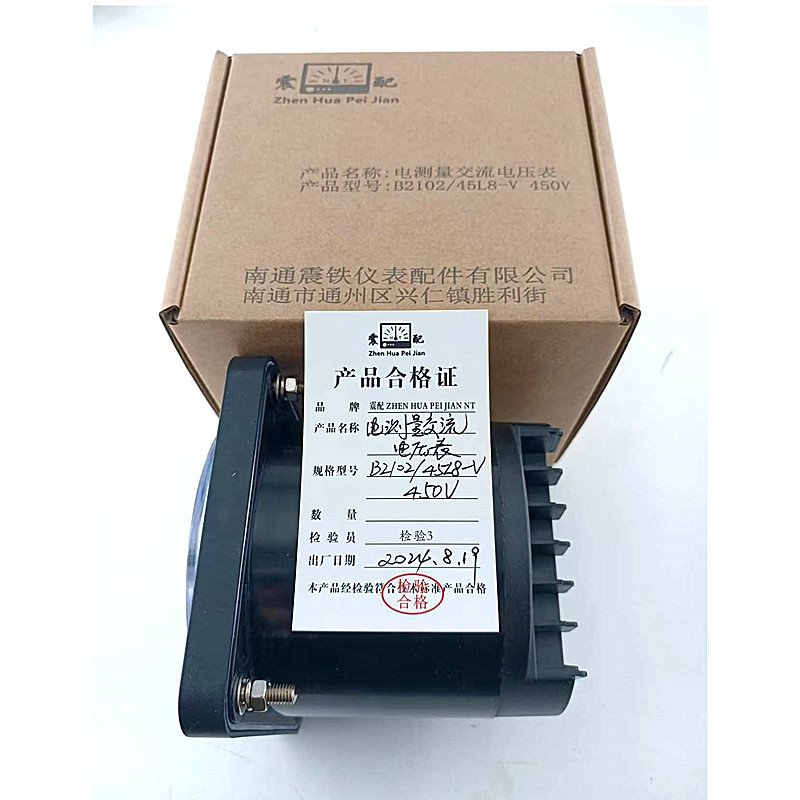 震配 电测量交流电压表 B2102/45L8-V 450V 块高清大图