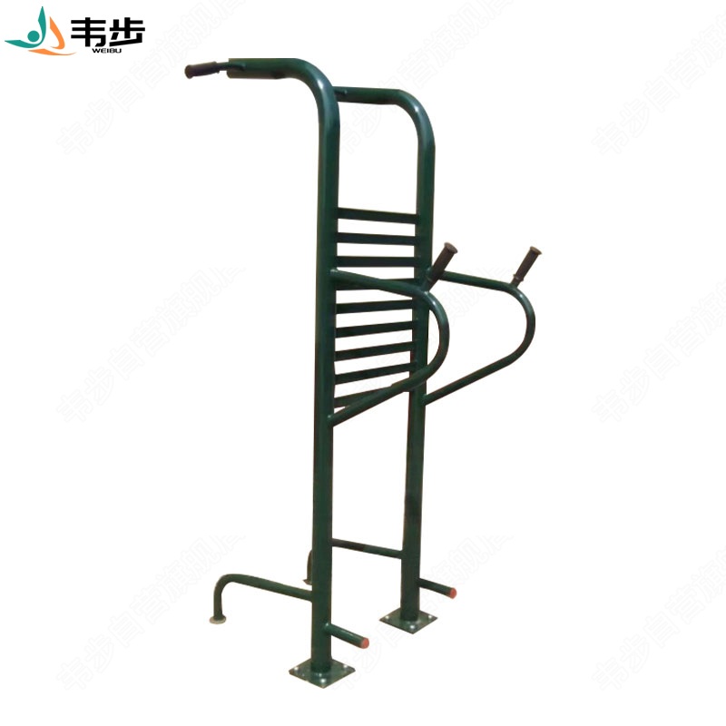 韦步WB3993引体向上双力臂综合训练架健身训练器材路径单杠双杠室外单双杠高清大图