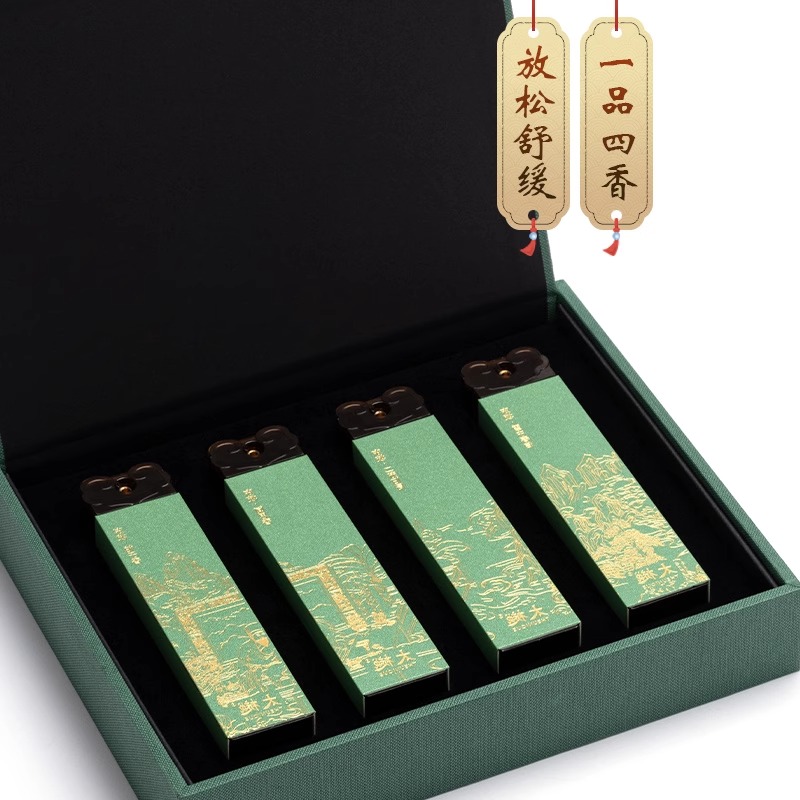 太樾天然纯沉香[东坡香雅集]线香室内持久熏香凝神静心一品四香高清大图