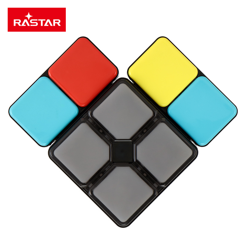 星辉(Rastar)音乐百变魔方儿童电子游戏机异型拼接益智配对魔方抖音玩具