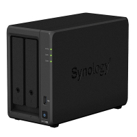 群晖 (Synology) DS720+(DS718+升级版)2盘位 NAS 网络 存储 服务器 (无内置硬盘)