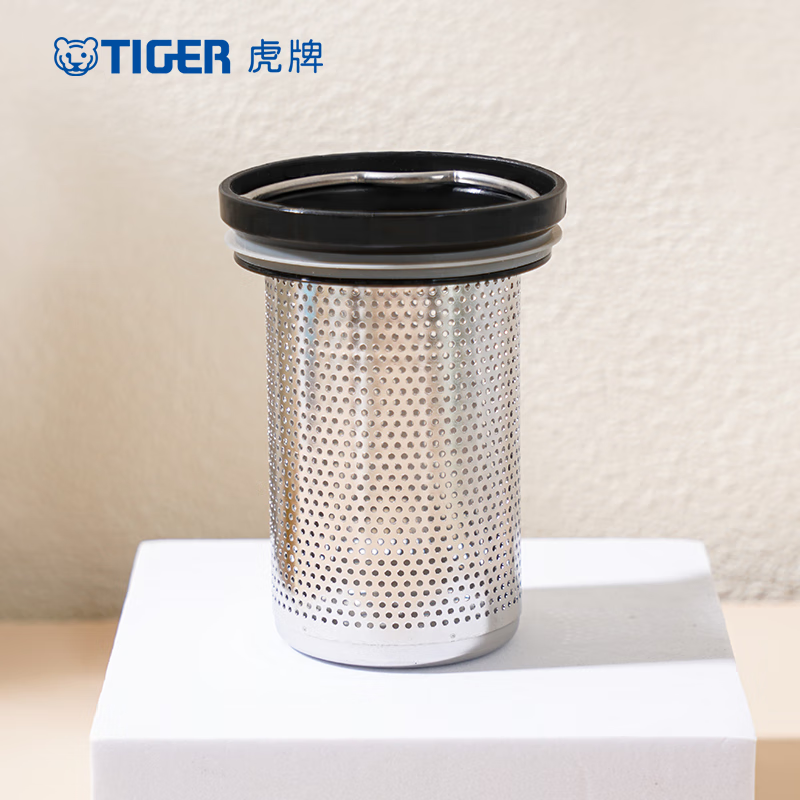 虎牌(TIGER)茶滤网型保冷保温杯304不锈钢真空 360ml MCA-T36C 茶滤网杯高清大图