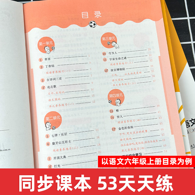 语文 [2024秋季 人教版] 三年级上 [正版]2024新版53天天练一年级上册二年级三四五六年级语文数学英语人教北师