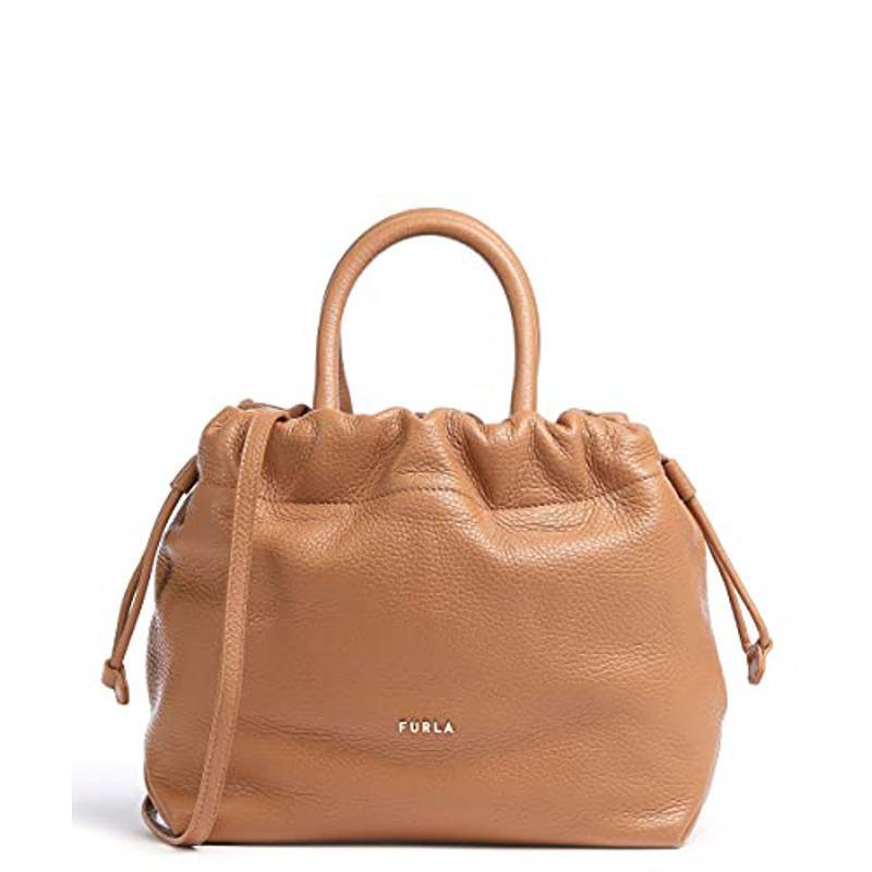 芙拉furla 奢侈品 新款essential 复古时尚 简约百搭 经典水桶包手提