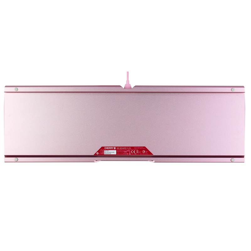 樱桃(Cherry)MX3.0S RGB G80-3874HXAEU-9 有线机械键盘 全尺寸游戏键盘 粉色 茶轴