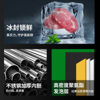 意黛斯 商用双温保鲜工作台操作台1.8米厨房冰柜商用冰箱1.8*0.76*0.8M双温款YDS-ZLGZT-1.8S