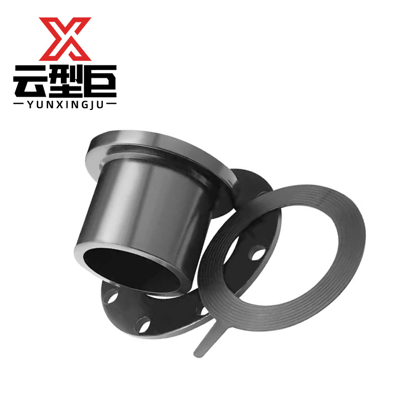 云型巨 PE对接式法兰根 (根+法兰+垫)125mm 套高清大图